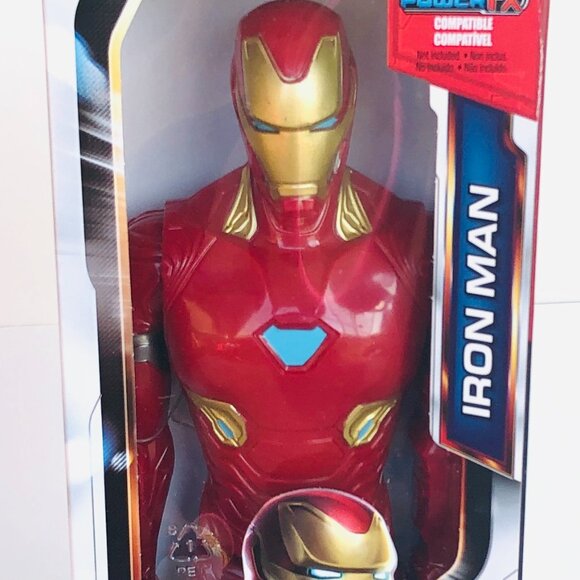 Marvel Avengers Titan Heroes Iron Man with Power FX Port 12" New in Box - Picture 12 of 14